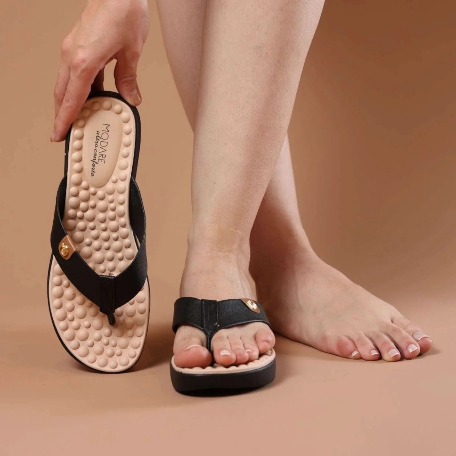 TAMANCO FEMININO MASSAGEADOR MODARE - Banana Calçados -